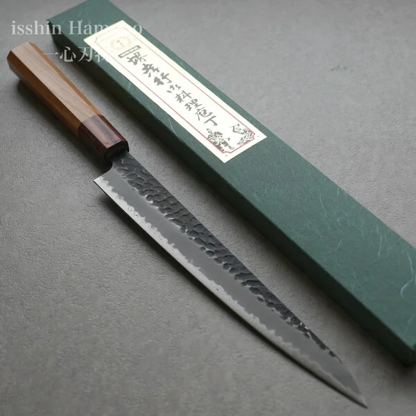 堺孝行 青紙スーパー 黒打 牛刀 210mm